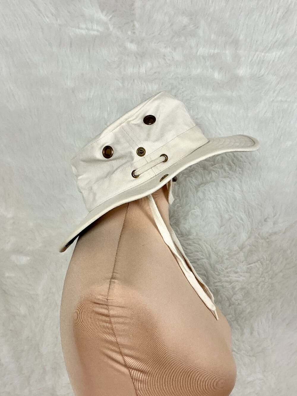 Tilley Ivory Off-White Wanderer Classic Natural Cotton T3 Hat 7 1/8